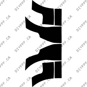 Splash 2008-2009 Mercedes-Benz C63 w/o washers 09-08 4D Sdn PPF