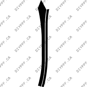 Door, A Pillar Left 2008-2009 Mercedes-Benz C63 w/o washers 09-08 4D Sdn PPF