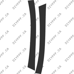 A Pillar 2009-2012 Hyundai Genesis 12-09 2D Cpe PPF