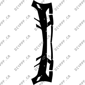 Bumper, Sensors 2010-2011 Mercedes-Benz E Class Sport 11-10 4D Sdn PPF