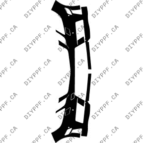 Bumper, Sensors 2010-2013 Mercedes-Benz E63 13-10 4D Sdn PPF