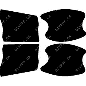 Door Handles 2010-2013 Acura ZDX 13-10 4D SUV PPF