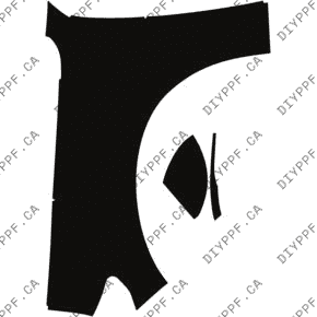 Fenders/Mirrors Full, Left 2018-2024 Alfa Romeo Stelvio Sprint 24-18 4D SUV PPF