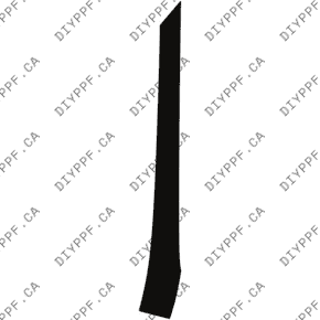 Door, A Pillar Left 2018-2024 Alfa Romeo Stelvio Sprint 24-18 4D SUV PPF