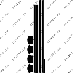 Appearance A 2010-2014 Volkswagen Golf 14-10 4D HB PPF