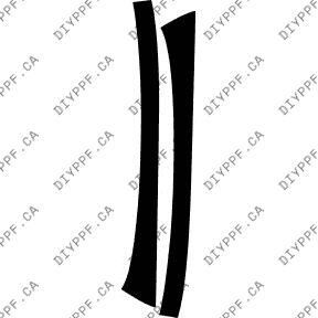 A Pillar 2010-2014 Volkswagen GTI 14-10 2D HB PPF