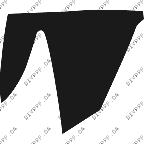 Acura MDX Base (2010-2013) Left Fender Paint Protection Film (PPF) Kit – 4-Door SUV