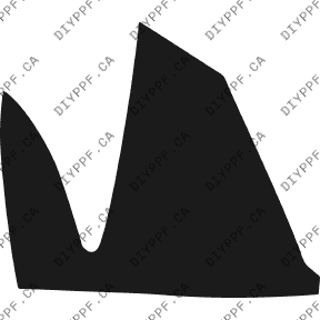 Acura MDX Base (2010–2013) Right Fender Paint Protection Film (PPF) Kit – 4-Door SUV