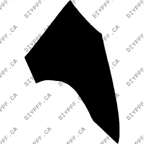 Fender, Left 2010-2010 BMW 5 Series 10-10 4D SW PPF