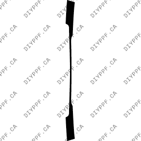 Bumper, Bottom 2010-2012 Lincoln MKZ 12-10 4D Sdn PPF