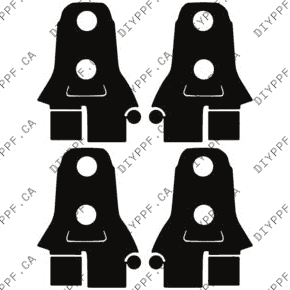 Door Hinges 2024-2024 Jeep Wrangler Sahara 24-24 4D SUV PPF