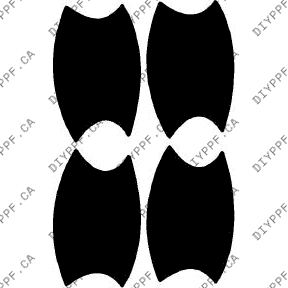 Door Handles 2011-2014 Acura TSX Sport Wagon 14-11 4D SW PPF