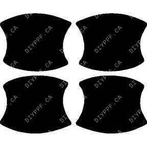 Door Handles 2015-2017 Acura TLX 17-15 4D Sdn PPF