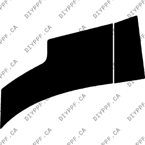 Wheel, Rear Splash Left 2014-2015 Chevrolet SS w/ license plate 15-14 4D Sdn PPF