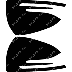 Mirrors 2011-2013 Mercedes-Benz E Class w/ washers 13-11 2D Conv PPF