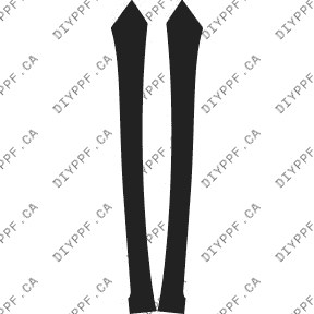 A Pillar 2011-2013 BMW 3 Series w/o washers 13-11 2D Conv PPF