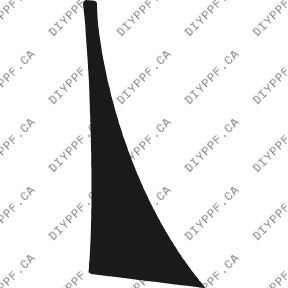 Wheel, Front Splash Left 2010-2012 Mazda CX-9  Touring Edition 12-10 4D SUV PPF