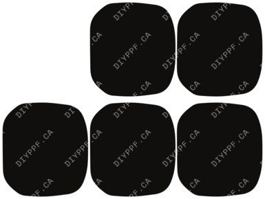 Door Handles 2024-2024 Jeep Wrangler Rubicon X/Rubicon X 4xe 24-24 4D SUV PPF