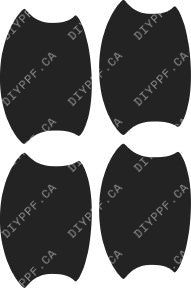 Door Handles 2012-2014 Acura TL 14-12 4D Sdn PPF