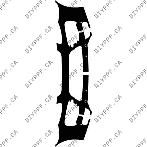 Bumper, Sensors 2011-2014 Porsche Cayenne Turbo 14-11 4D SUV PPF