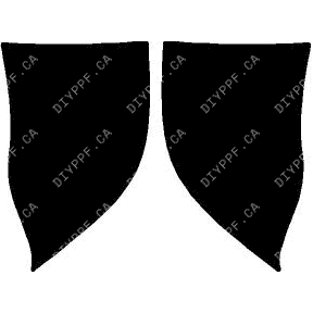 Cadillac CTS Base (2011–2014) Door Handles Paint Protection Film (PPF) Kit – 2-Door Coupe