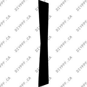 Cadillac CTS 2-Door Coupe (2011–2014) Bumper Middle Center Paint Protection Film (PPF) Kit – 2-Door Coupe