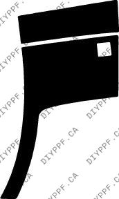 Wheel, Front Splash Right 2011-2015 Cadillac CTS-V 15-11 2D Cpe PPF