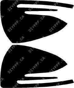 Mirrors 2010-2011 Mercedes-Benz E Class w/ washers 11-10 4D Sdn PPF