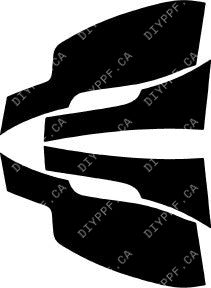 Acura RLX Base (2014–2017) A-Pillar Paint Protection Film (PPF) Kit – 4-Door Sedan