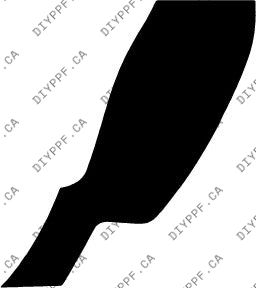 Acura RLX Base (2014–2017) Rear Splash Right Paint Protection Film (PPF) Kit – 4-Door Sedan