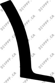 Wheel, Front Splash Left 2011-2013 Dodge Durango 13-11 4D SUV PPF