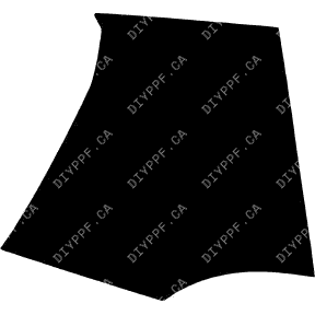 Cadillac Escalade Platinum (2009–2014) Left Fender Paint Protection Film (PPF) Kit – 4-Door SUV