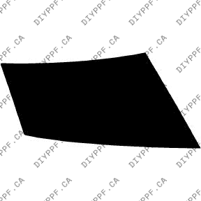 Cadillac Escalade Platinum (2009–2014) Bumper Top Left Paint Protection Film (PPF) Kit – 4-Door SUV