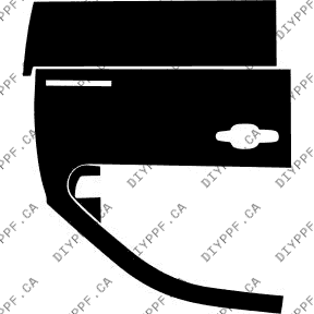 Door, Full Front Right 2009-2014 Cadillac Escalade Platinum 14-09 4D SUV PPF