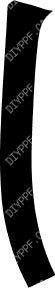Door, A Pillar Right 2009-2014 Cadillac Escalade Platinum 14-09 4D SUV PPF