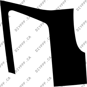 Cadillac Escalade Platinum (2009–2014) Rear Right Quarter Panel Paint Protection Film (PPF) Kit – 4-Door SUV