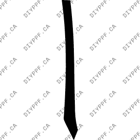 Door, A Pillar Right 2011-2014 Mercedes-Benz CL63 AMG w/ washers 14-11 2D Cpe PPF