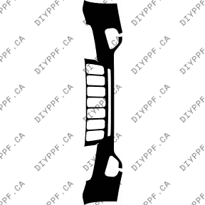 Front Bumper 2011-2017 Jeep Compass old body 17-11 4D SUV PPF