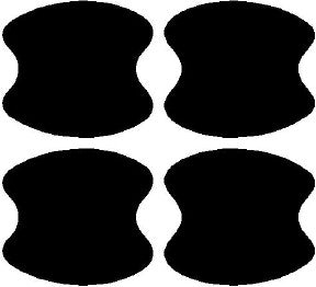 Door Handles 2014-2016 Maserati Quattroporte 16-14 4D Sdn PPF