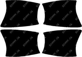 Door Handles 2012-2014 Mercedes-Benz CLS w/ sport package w/ washers 14-12 4D Sdn PPF