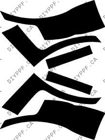 Splash 2012-2014 Mercedes-Benz CLS w/ sport package w/ washers 14-12 4D Sdn PPF