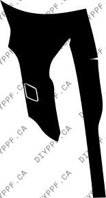 Bumper, Left 2012-2016 Mercedes-Benz SLK w/ washers 16-12 2D Conv PPF