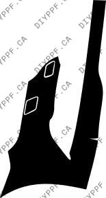 Bumper, Right 2012-2016 Mercedes-Benz SLK w/ washers 16-12 2D Conv PPF