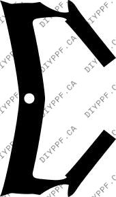 Bumper, Top 2012-2016 Mercedes-Benz SLK w/ washers 16-12 2D Conv PPF