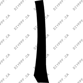 Door, A Pillar Right 2012-2016 Mercedes-Benz SLK w/ washers 16-12 2D Conv PPF