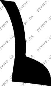 Wheel, Rear Splash Left 2012-2015 Volkswagen Passat 15-12 4D Sdn PPF