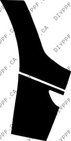 Wheel, Rear Splash Left 2011-2014 Volkswagen Touareg w/ washers 14-11 4D SUV PPF