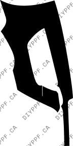 Bumper, Left 2012-2012 Volkswagen CC R-Line 12-12 4D Sdn PPF