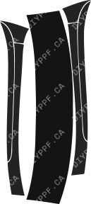 Roof & A Pillar 2011-2014 Acura TSX 14-11 4D Sdn PPF