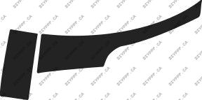 Acura TSX Base (2011–2014) Front Splash Left Paint Protection Film (PPF) Kit – 4-Door Sedan